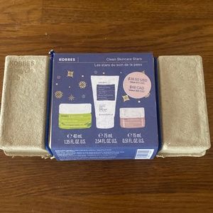 Korres clean skincare stars